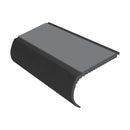 Bullnose Aluminium Stair Nosing 2.75m Single Insert 39mm