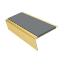 Aluminium Stair Nosing 2.75m Rake Back Single Insert Strip