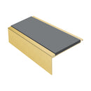 Square Aluminium Stair Nosing 2.44m Single Insert