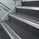 PVC Stair Nosing Inserts 38mm 50mm Commercial High Traffic