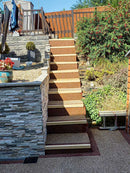 Medium Grit Anti-Slip Stair Nosing Durable GRP, Slip-Resistant, Easy Installation For Wet, Frosty, and Oily Conditions 10-Year Guarantee