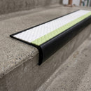 PVC Anti Slip Stair Nosing 65x36mm, Commercial Domestic Illuminated Edge