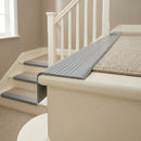 PVC Flexible Stair Edging 75x34mm Ribbed Tread Indoor