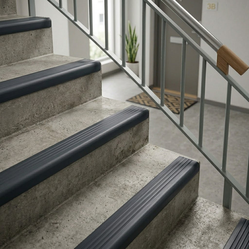 PVC Stair Nosing 50x30mm Slip Resistant