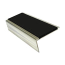 Aluminium Stair Nosing 2.75m Rake Back Single Insert Strip