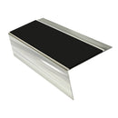 Aluminium Stair Nosing Rake Back 2.44m 70mm Single Channel
