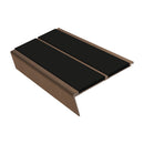 Rake Back Stair Nosing 2.75m Aluminium Double PVC Insert 5mm