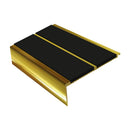 Square Aluminium Stair Nosing 2.75m 93mm Tread 32mm Riser