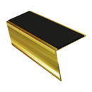 Rake Back Aluminium Stair Nosing 2.44m 56mm Tread PVC Insert