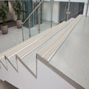 Rakeback Stair Nosing 85x32mm 3mm Aluminium Anti Slip Insert