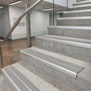 Rakeback Stair Nosing 85x32mm 3mm Aluminium Anti Slip Insert
