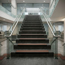 Raked Back Stair Nosing 62x55mm 6063 T6 Aluminium Grade
