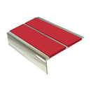 Square Aluminium Stair Nosing 2.75m 93mm Tread 32mm Riser