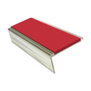 Aluminium Stair Nosing 2.75m Rake Back Single Insert Strip