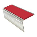 Rakeback Aluminium Stair Nosing 2.44m 62mm Tread 5mm Gauge