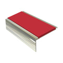 Square Aluminium Stair Nosing 2.44m Single Insert