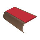 Bullnose Aluminium Stair Nosing 2.75m Single Insert 39mm