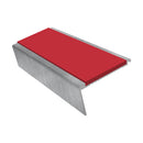 Aluminium Stair Nosing 2.75m Rake Back Single Insert Strip