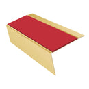 Aluminium Stair Nosing Rake Back 2.44m 70mm Single Channel