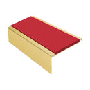 Square Aluminium Stair Nosing 2.44m Single Insert