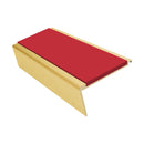 Heavy Duty Rake Back Aluminium Stair Nosing 3.22m Slip-Resistant, Durable, Single Channel Profile for Medium-Weight Carpets & Smooth Flooring