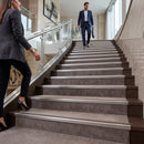 Safety Stair Nosing 66x32mm DDA Compliant Aluminium Commercial