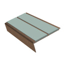 Rake Back Stair Nosing 2.75m Aluminium Double PVC Insert 5mm