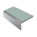 Square Aluminium Stair Nosing 2.44m Single Insert
