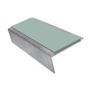 Aluminium Stair Nosing 2.75m Rake Back Single Insert Strip