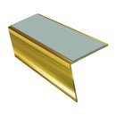 Rake Back Aluminium Stair Nosing 2.44m 56mm Tread PVC Insert