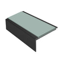 Square Aluminium Stair Nosing 2.44m Single Insert
