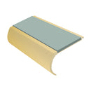 Heavy Duty Bullnose Aluminium Stair Nosing 2.44m, Slip-Resistant, 39mm Riser, Durable for High-Traffic Areas, Ideal for Commercial & Residential Use