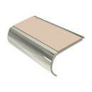Bullnose Aluminium Stair Nosing 2.75m Single Insert 39mm