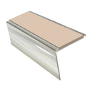 Rakeback Aluminium Stair Nosing 2.44m 62mm Tread 5mm Gauge