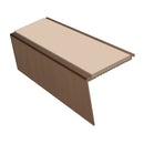 Rakeback Aluminium Stair Nosing 2.44m 62mm Tread 5mm Gauge