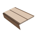 Rake Back Stair Nosing 2.75m Aluminium Double PVC Insert 5mm