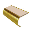 Heavy Duty Bullnose Aluminium Stair Nosing 2.75m, Single Insert, 57mm Riser, Slip-Resistant, Durable for High-Traffic Areas, Ideal for Home & Business