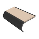 Bullnose Aluminium Stair Nosing 2.75m Single Insert 39mm