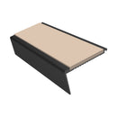 Aluminium Stair Nosing 2.75m Rake Back Single Insert Strip