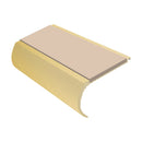 Bullnose Aluminium Stair Nosing 2.75m Single Insert 39mm