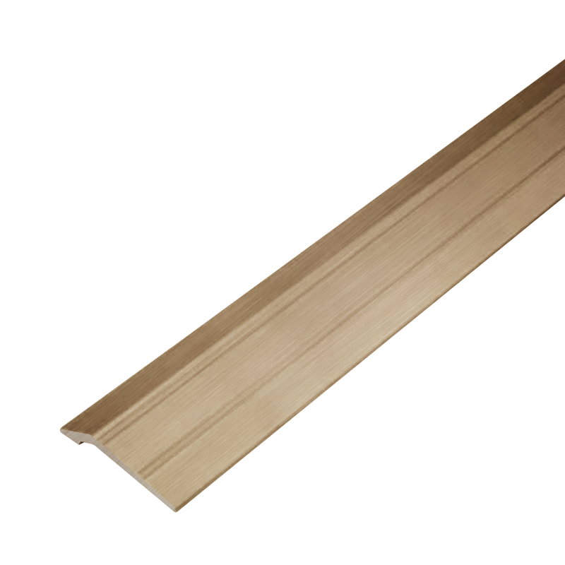 Medium Lino Edge Trim for Carpet, Wood & Laminate Flooring - Smooth Transition Profile up to 4.5mm Thick - Various Finishes Available