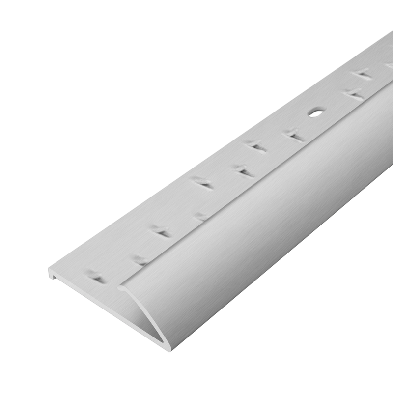 Heavy Duty Single Edge Raised Base Naptrim for Carpet to Hard Floor Transitions, 37mm Wide, Durable Edge Protection, Multiple Finishes Available