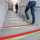 Red anti-slip insert colour for 63x32mm aluminium stair nosing