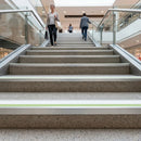 White insert option on 63x32mm stair nosing for carpet and LVT