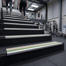 71x55mm aluminium stair nosing with beige anti-slip insert