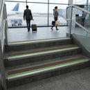Brown insert option on 71x55mm screw-fit stair nosing for carpet and laminate