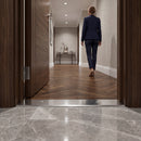 Screw-fit aluminium cover strip 38mm for floor thresholds