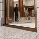 Bronze finish variant of 38mm aluminium ramp threshold profile