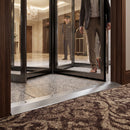 Designer satin finish option for 38mm LVT ramp threshold profile