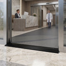 Onyx black colour option on 38mm aluminium ramp threshold profile